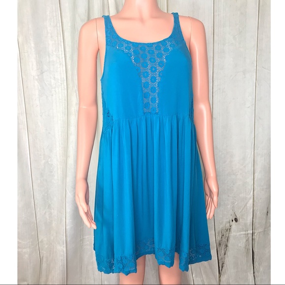 Anthropologie Dresses & Skirts - Anthropologie Lilka Matepe Teal Blue Medium Dress